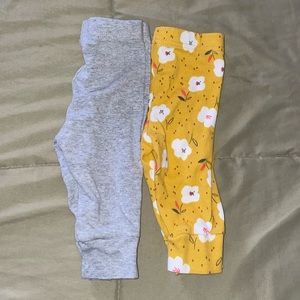 Lot of 2 (6 month) baby pants